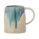 Modro-bež lončena skodelica 450 ml Yori – Bloomingville