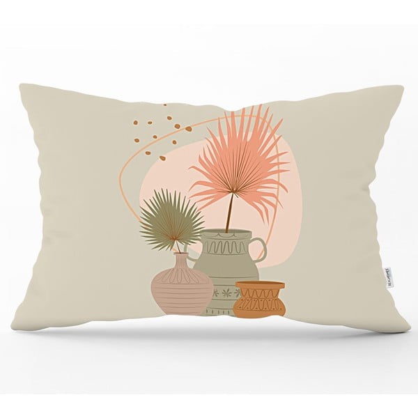 Prevleka za okrasni vzglavnik Minimalist Cushion Covers Pastel Color Flower 35 x 55 cm
