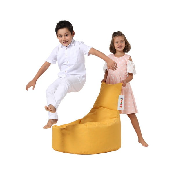 Rumena otroška vreča za sedenje Baton – Floriane Garden-image-4