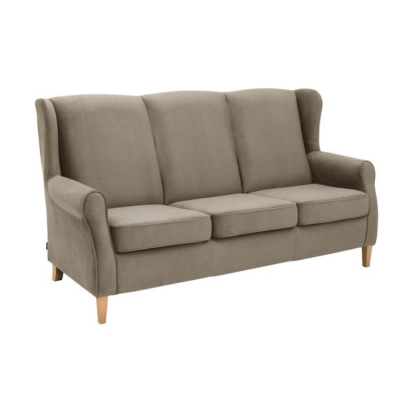 Rjava žametna zofa Max Winzer Lorris, 193 cm-image-1