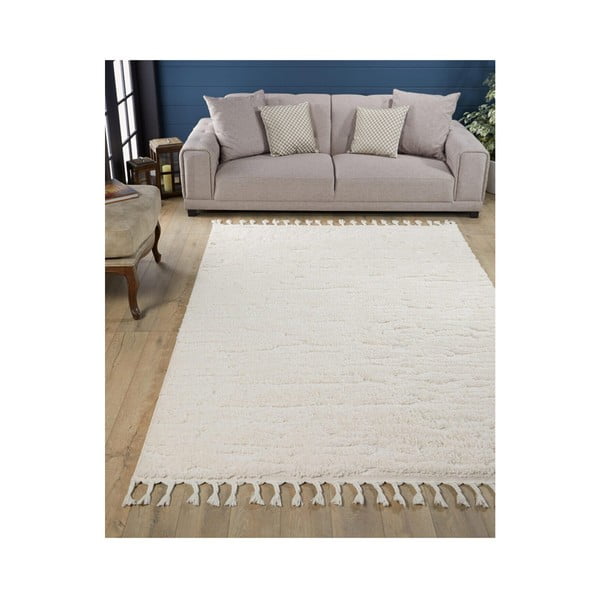 Bež preproga 150x80 cm Shaggy - Mila Home-image-1