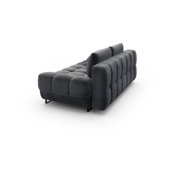 Temno siv žameten raztegljiv trosed Windsor & Co Sofas Cirrus-image-3