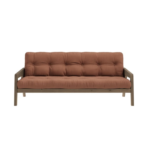 Oranžen raztegljiv kavč 204 cm Grab - Karup Design