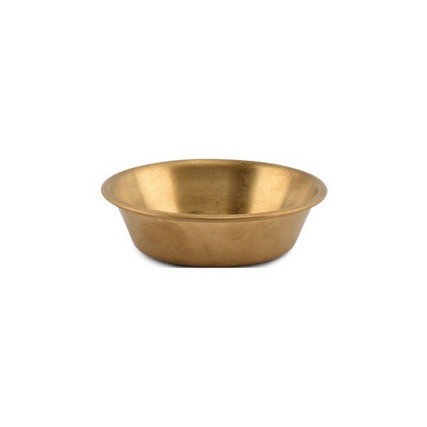 Kovinska skledica za serviranje v zlati barvi 80 ml Serve – BonBistro