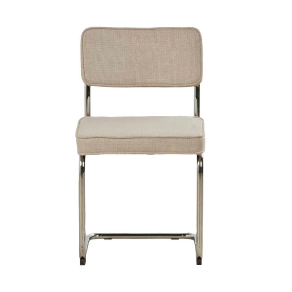 Bež oblazinjen gugalni jedilni stol Rupert – Unique Furniture-image-2