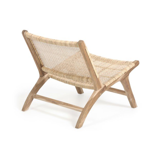 Pleten fotelj v naravni barvi Beida – Kave Home-image-4