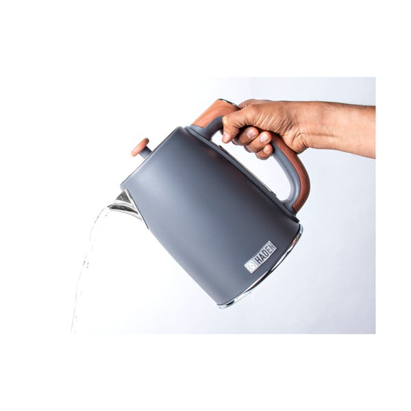 Temno siv grelnik vode 1,7 l Dorchester – Haden-image-3