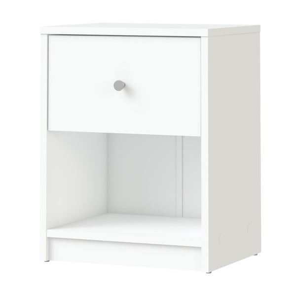 Bela nočna omarica s policami May - Tvilum-image-4