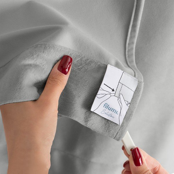 Siva žametna zavesa za delno zatemnitev 200x250 cm Velto – Filumi-image-4