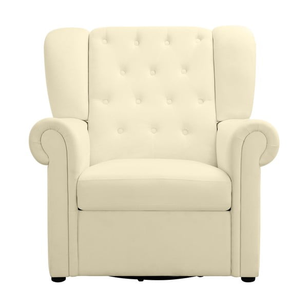 Bel žameten gugalni chesterfield fotelj Lillyse – Støraa-image-1