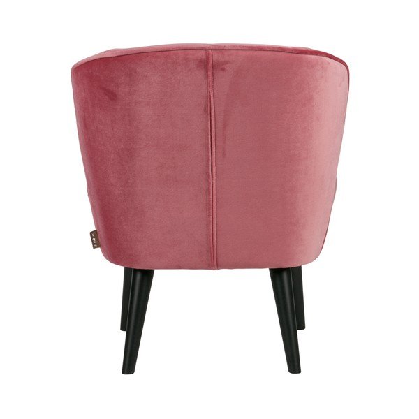 Roza fotelj WOOOD Sara Velvet-image-2