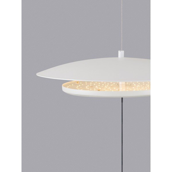 Mat bela aluminijasta LED zatemnitvena stoječa svetilka (višina 370 cm) Olos – Nova Luce-image-2