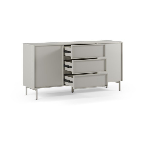 Kremno bela komoda 160x80x42 cm Brise – Marckeric-image-3