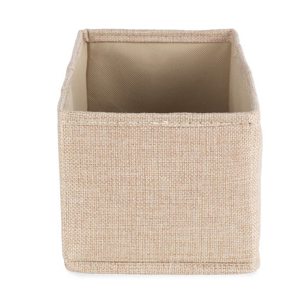 Bež tekstilna škatla za shranjevanje 28x12x12 cm Sandy – Compactor-image-3