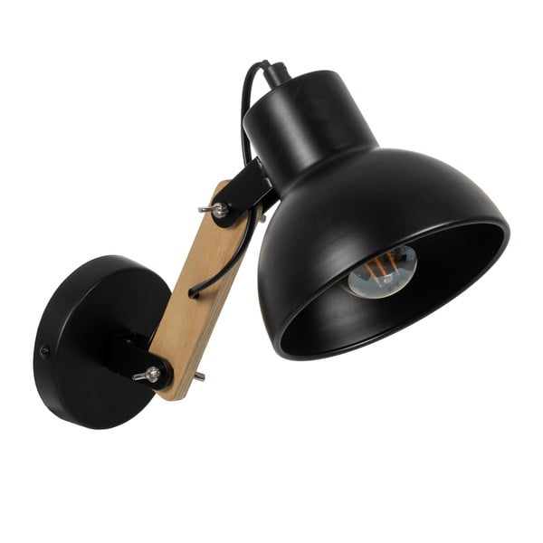 Črna/naravna stenska svetilka – Ixia-image-2