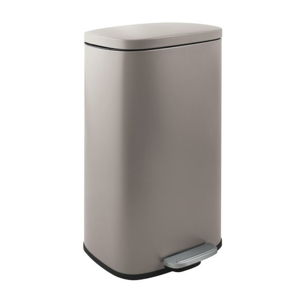 Sivorjav jeklen koš za smeti s pedalom 50 l Akira – Spirella