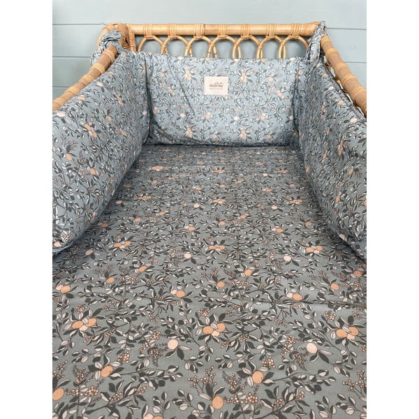 Zaščita za otroško posteljico 120 cm Garden Fruits - Malomi Kids-image-1