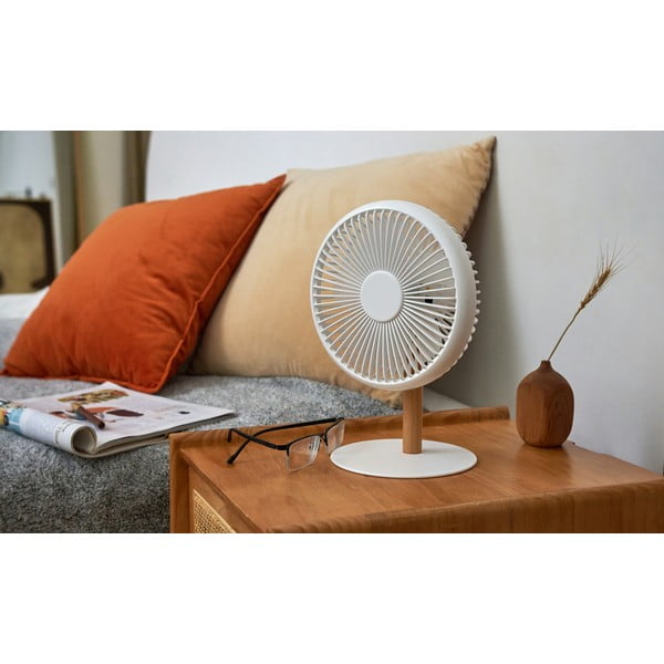 Kremno bela namizna svetilka z daljinskim upravljalnikom (višina 26 cm) Beyond - Gingko-image-4