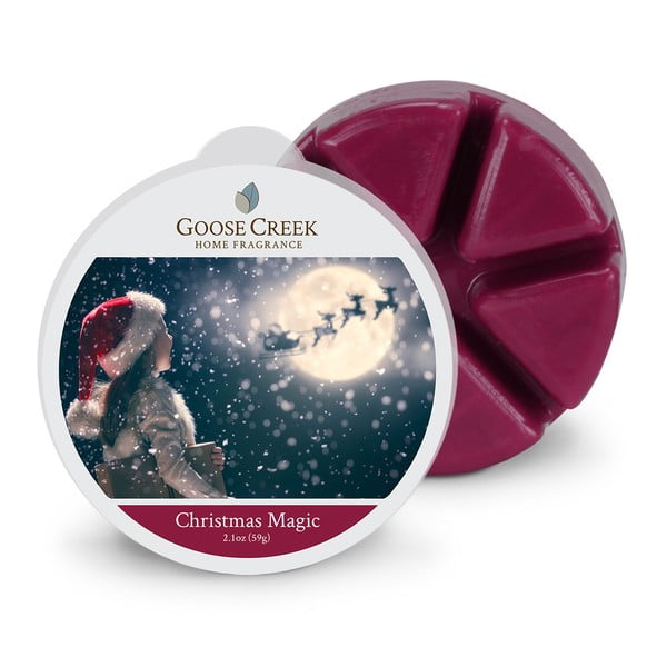 Vosek za aromatične svetilke Goose Creek Magic of Christmas, 65 ur gorenja