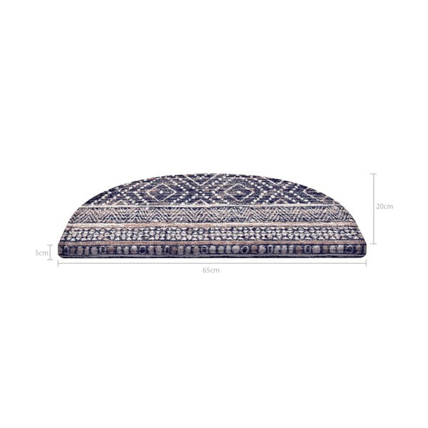 Komplet 16 bež preprog za stopnice Vitaus Cottage Warmth, 65 x 20 cm-image-4