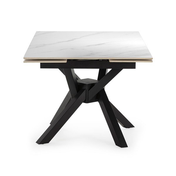 Raztegljiva jedilna miza z dodatno ploščo s kamnito mizno ploščo 90x150 cm Arlene – Marckeric-image-3