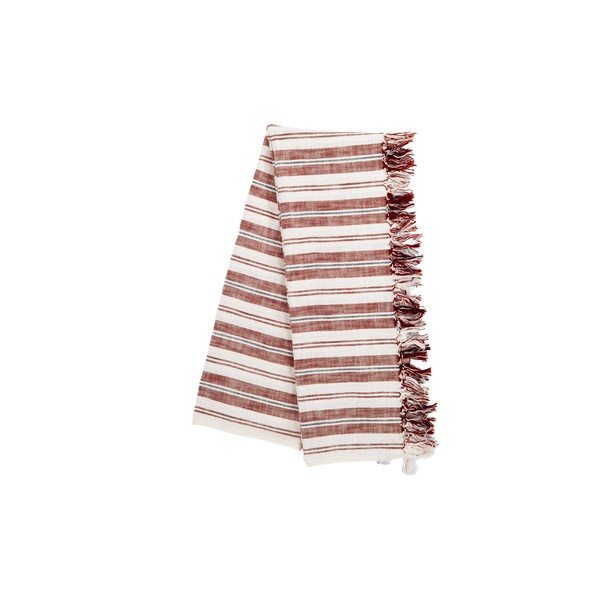 Bombažna odeja v barvi terakote 150x200 cm Indira – Tiseco Home Studio-image-3