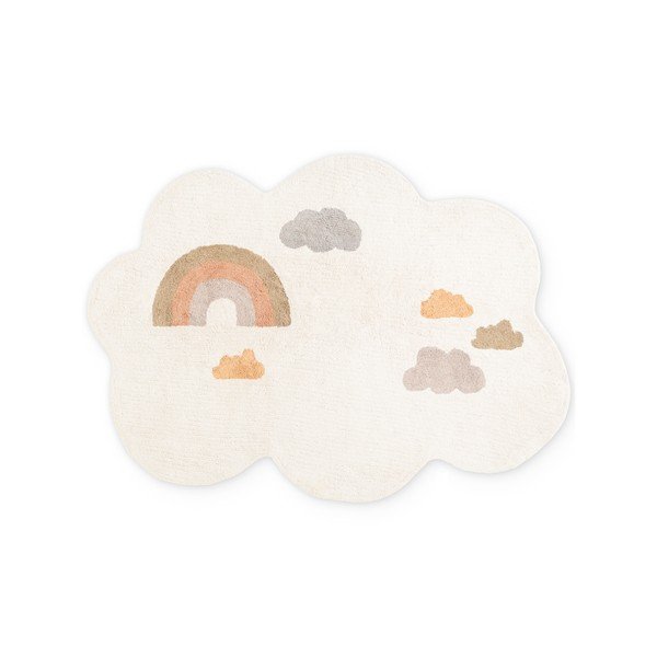 Kremno bela pralna/ročno tkana bombažna otroška preproga 140x200 cm Snuggle Willy – Hanse Home