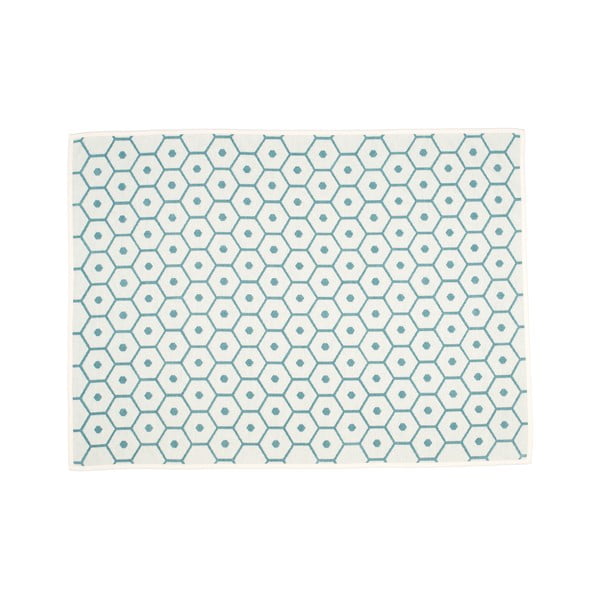 Turkizna odeja iz mešanice volne 140x180 cm Honey Turquoise – Pappelina-image-1