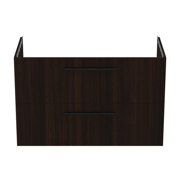 Temno rjava stenska omarica za pod umivalnik v hrastovem dekorju 100x63 cm i.Life B – Ideal Standard-image-2