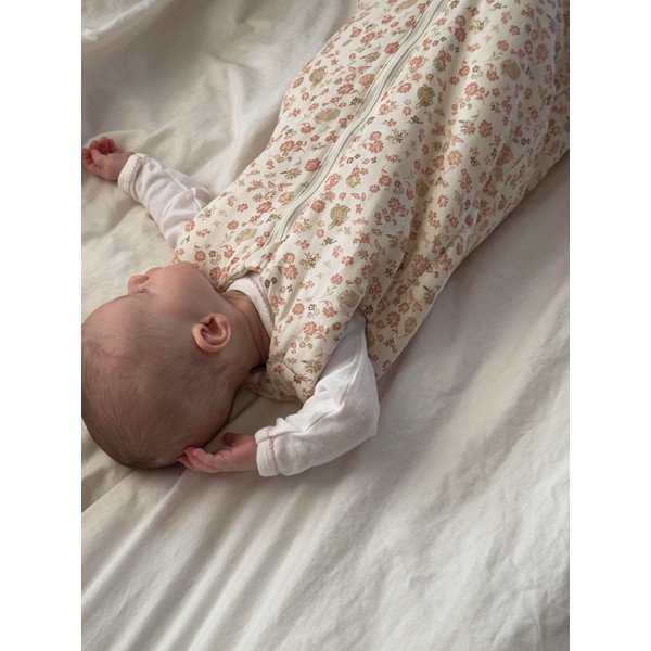 Bež otroška spalna vreča iz organskega bombaža 45x87 cm Augusta – Cam Cam Copenhagen-image-1