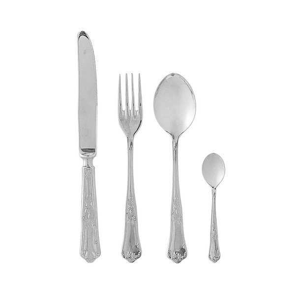 Pribor iz nerjavečega jekla v srebrni barvi 16 ks Tilly – Bloomingville