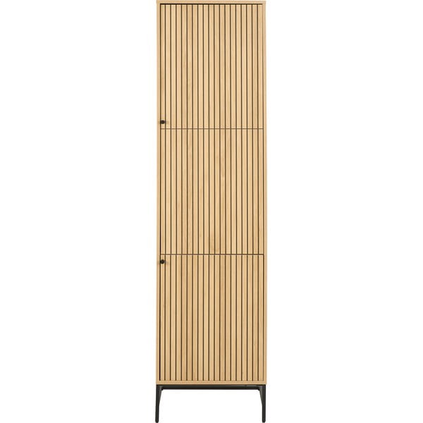 Garderobna omara v hrastovem dekorju v naravni barvi 51x200x60 cm Albany  – Actona