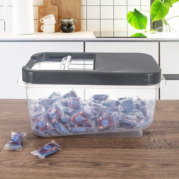 Plastična škatla za shranjevanje s pokrovom 35x20x18 cm Slop – Orion-image-4