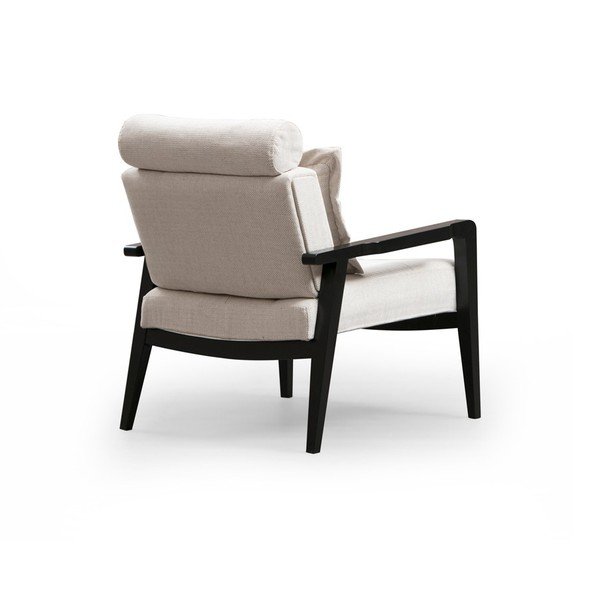 Kremno bel fotelj Apollo – Artie-image-4