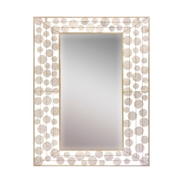 Zlato stensko ogledalo Mauro Ferretti Dish Glam, 85 x 110 cm