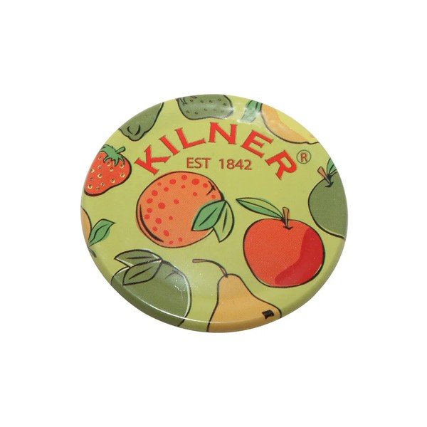 Komplet 12 pokrovčkov za zapiranje z motivom sadja Kilner Fruit