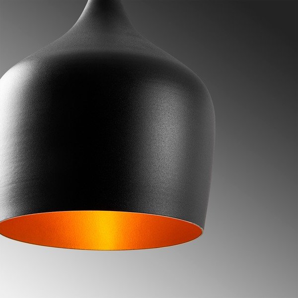Črna viseča svetilka s kovinskim senčilom ø 22 cm Dodo – Opviq lights-image-4