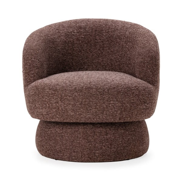 Vijoličen/rjav vrtljiv fotelj Dali – MOME-image-2