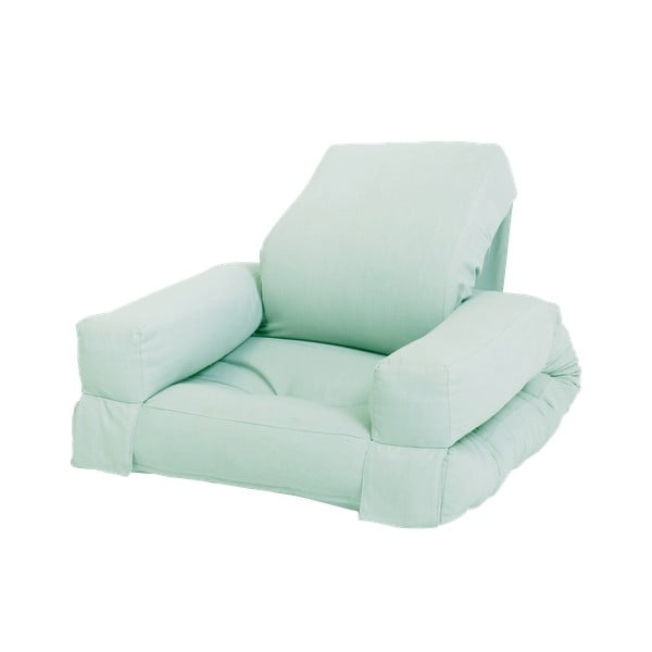 Otroški zložljiv fotelj Karup Design Mini Hippo Mint-image-3