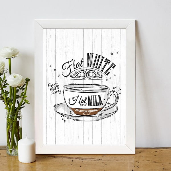 Slika 24x29 cm Flat White – Wallity-image-1