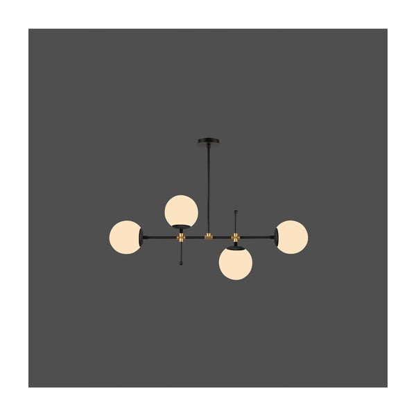 Črna viseča svetilka Squid Lighting Kruva, višina 57 cm-image-1