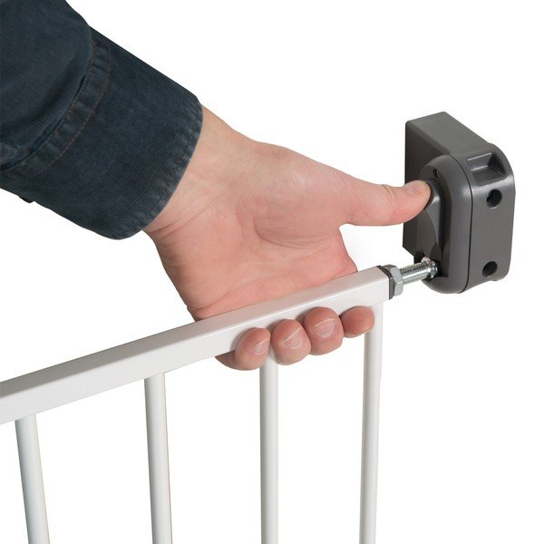 Bela kovinska varnostna ograja za stopnice – Roba-image-3