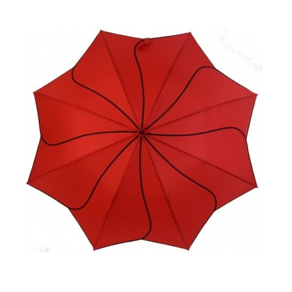 Dežnik z rdečo vetrnico, ⌀ 105 cm-image-1