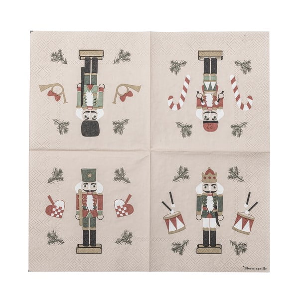 Papirnati prtički v kompletu 20 ks 25x25 cm Jolly – Bloomingville-image-4