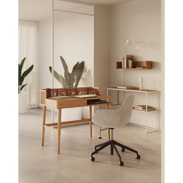 Bež pisarniški stol Tissiana – Kave Home-image-1