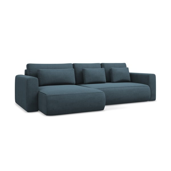 Modra raztegljiva/s prostorom za shranjevanje kotna sedežna garnitura (levi kot/z ležalnikom) Kapua – Makamii-image-3