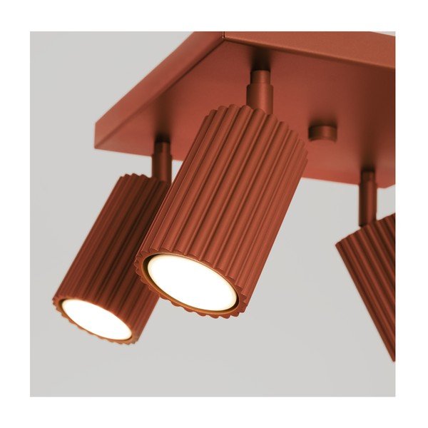 Opečnato oranžno točkovno svetilo 25x25 cm Gleam – Sollux-image-1