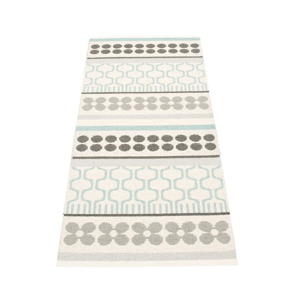 Siva/turkizna notranja in zunanja preproga 70x90 cm Asta Pale Turquoise – Pappelina-image-2