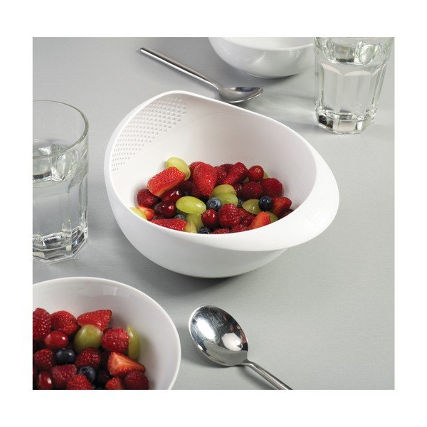 Bela skleda s cedilom Joseph Joseph Prep&Serve, dolžina 29 cm-image-2