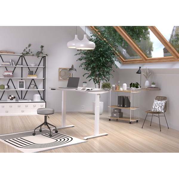 Delovna miza z električno nastavitvijo višine 80x140 cm Jet – Germania-image-1